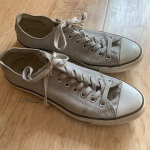 Men’s Light Grey Converse Shoes